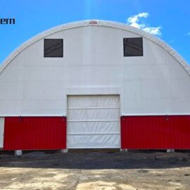 Hay Storage Heavy-duty Hoop Shelter
