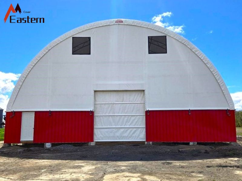 Hay Storage Heavy-duty Hoop Shelter